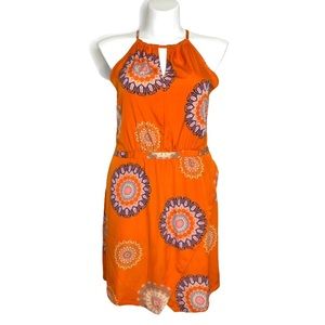 Charming Charlie Kaleidoscope Print Dress sz XL